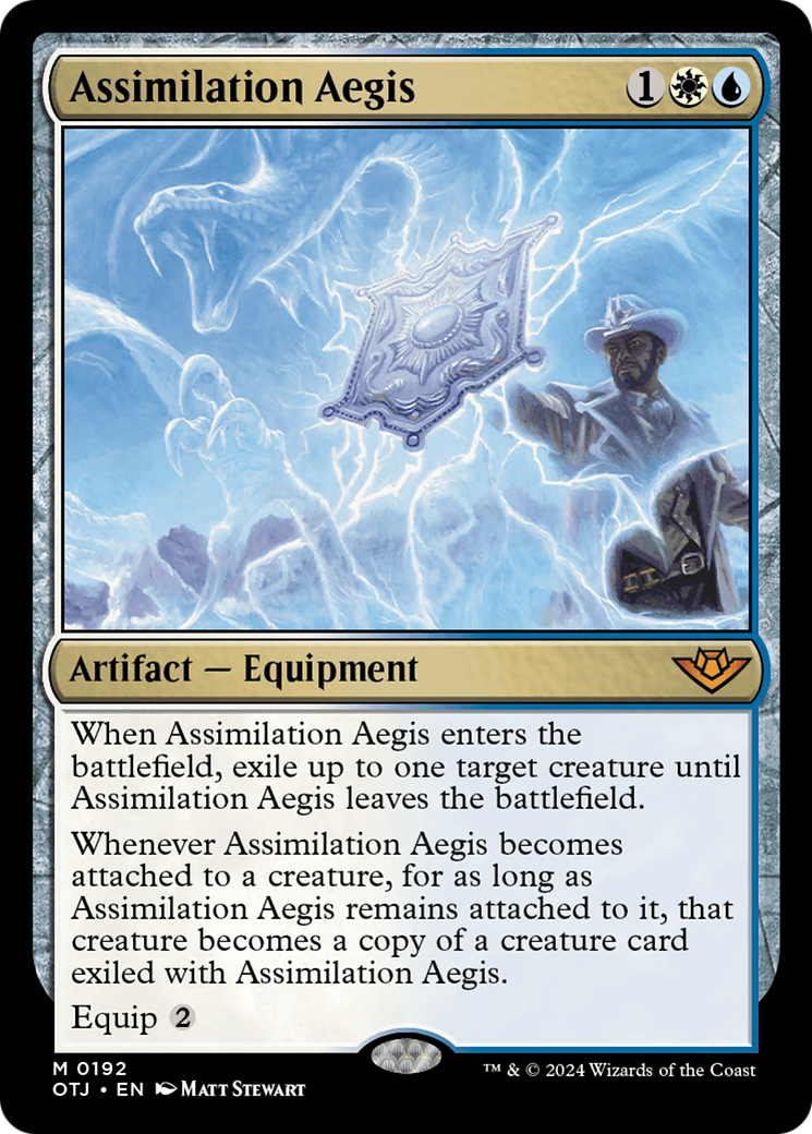 Assimilation Aegis [Outlaws of Thunder Junction] MTG Single Magic: The Gathering | Red Claw Gaming