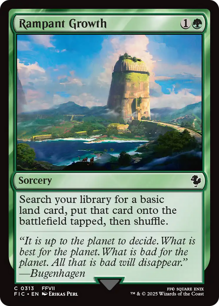 Rampant Growth [FINAL FANTASY Commander] MTG Single Magic: The Gathering | Red Claw Gaming