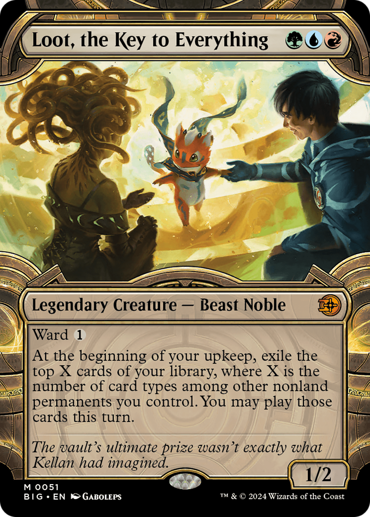 Loot, the Key to Everything (Showcase) [Outlaws of Thunder Junction: The Big Score] MTG Single Magic: The Gathering | Red Claw Gaming