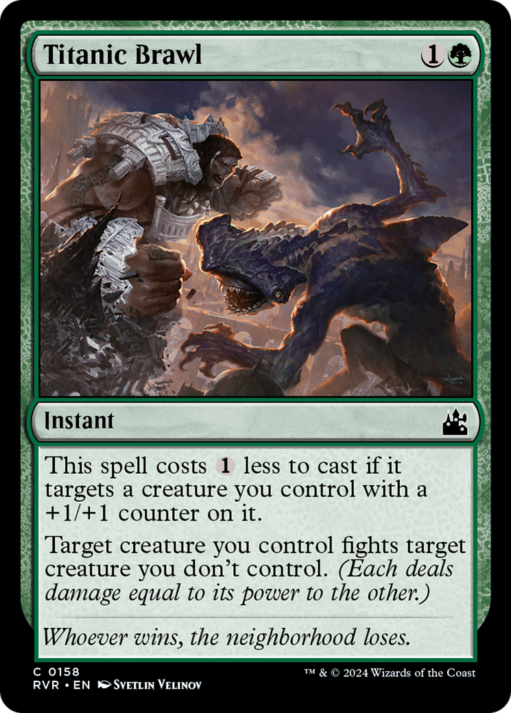 Titanic Brawl [Ravnica Remastered] MTG Single Magic: The Gathering | Red Claw Gaming