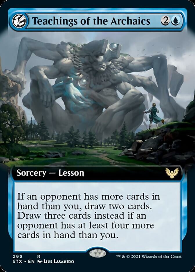 Teachings of the Archaics (Extended Art) [Strixhaven: School of Mages] MTG Single Magic: The Gathering | Red Claw Gaming