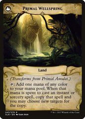 Primal Amulet // Primal Wellspring [Ixalan] MTG Single Magic: The Gathering | Red Claw Gaming