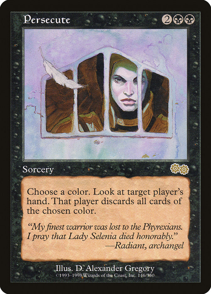 Persecute [Urza's Saga] MTG Single Magic: The Gathering | Red Claw Gaming