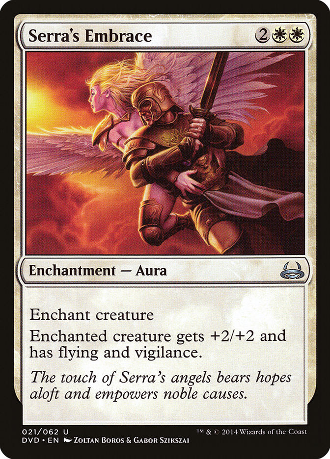 Serra's Embrace (Divine vs. Demonic) [Duel Decks Anthology] MTG Single Magic: The Gathering | Red Claw Gaming