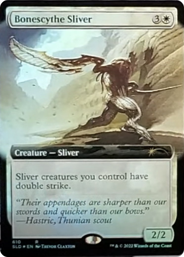 Bonescythe Sliver (Extended Art) [Secret Lair Drop Series] MTG Single Magic: The Gathering | Red Claw Gaming