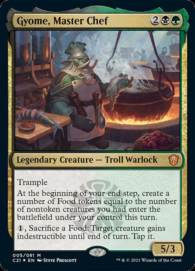 Gyome, Master Chef [Commander 2021] MTG Single Magic: The Gathering | Red Claw Gaming