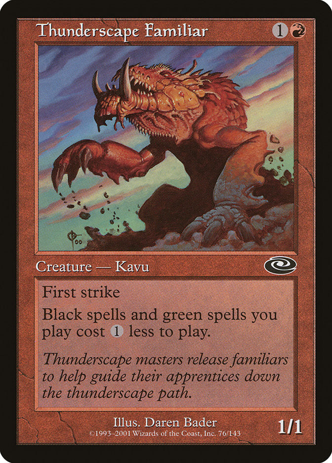 Thunderscape Familiar [Planeshift] MTG Single Magic: The Gathering | Red Claw Gaming