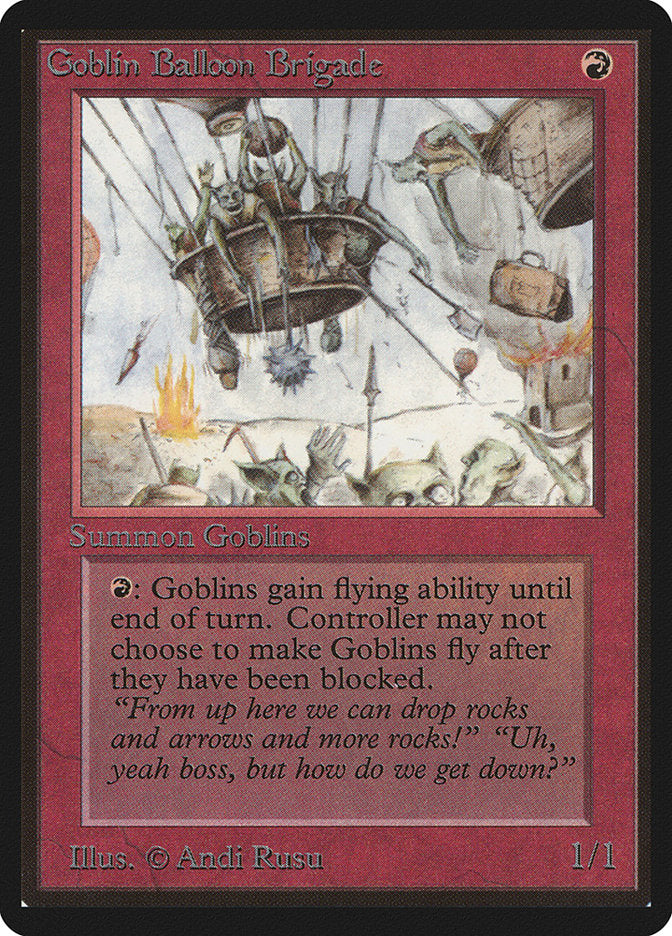 Goblin Balloon Brigade [Beta Edition] MTG Single Magic: The Gathering | Red Claw Gaming