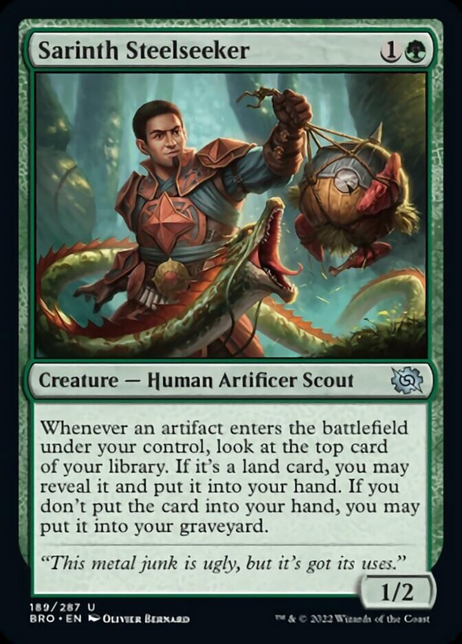 Sarinth Steelseeker [The Brothers' War] MTG Single Magic: The Gathering | Red Claw Gaming