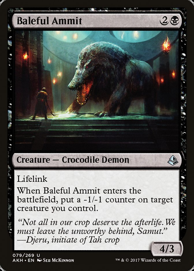 Baleful Ammit [Amonkhet] MTG Single Magic: The Gathering | Red Claw Gaming