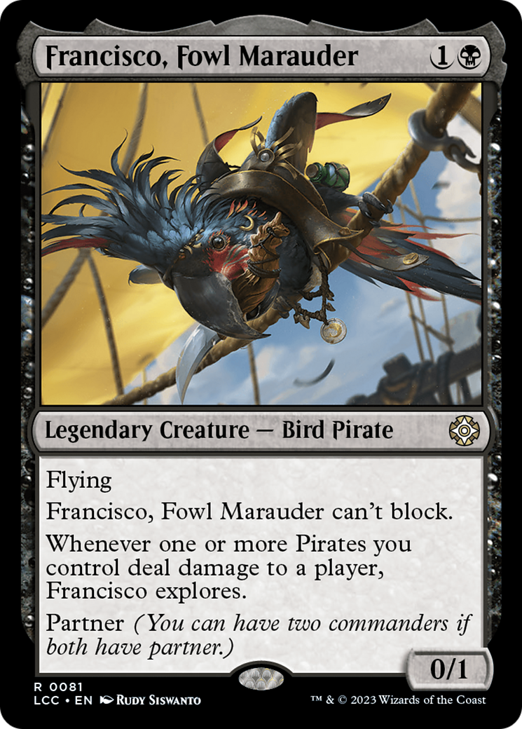 Francisco, Fowl Marauder [The Lost Caverns of Ixalan Commander] MTG Single Magic: The Gathering | Red Claw Gaming