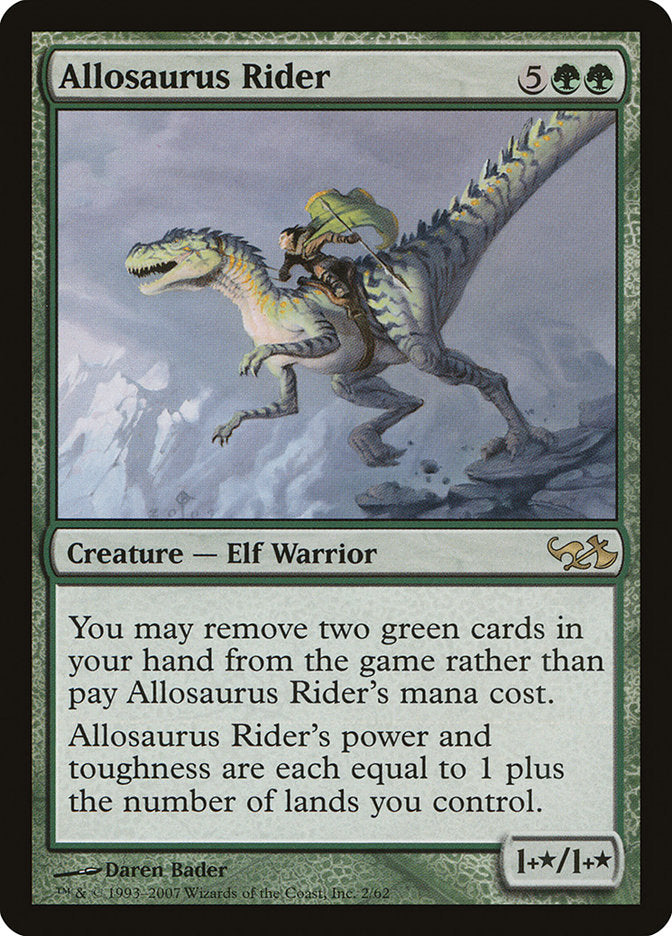 Allosaurus Rider [Duel Decks: Elves vs. Goblins] MTG Single Magic: The Gathering | Red Claw Gaming