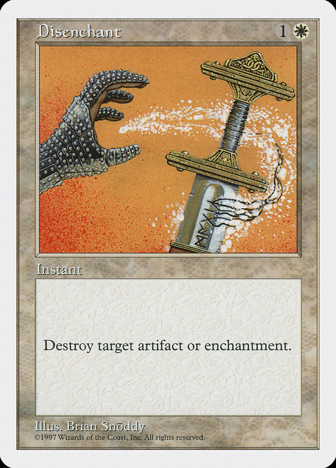 Disenchant [Fifth Edition] MTG Single Magic: The Gathering | Red Claw Gaming
