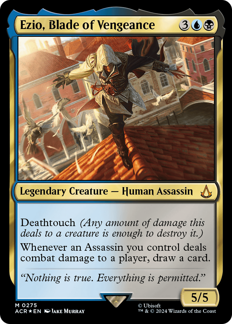 Ezio, Blade of Vengeance [Assassin's Creed] MTG Single Magic: The Gathering | Red Claw Gaming