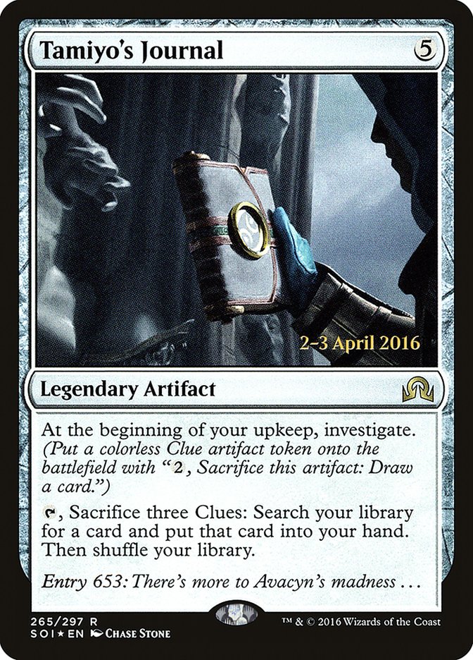 Tamiyo's Journal (Entry 653) [Shadows over Innistrad Promos] MTG Single Magic: The Gathering | Red Claw Gaming