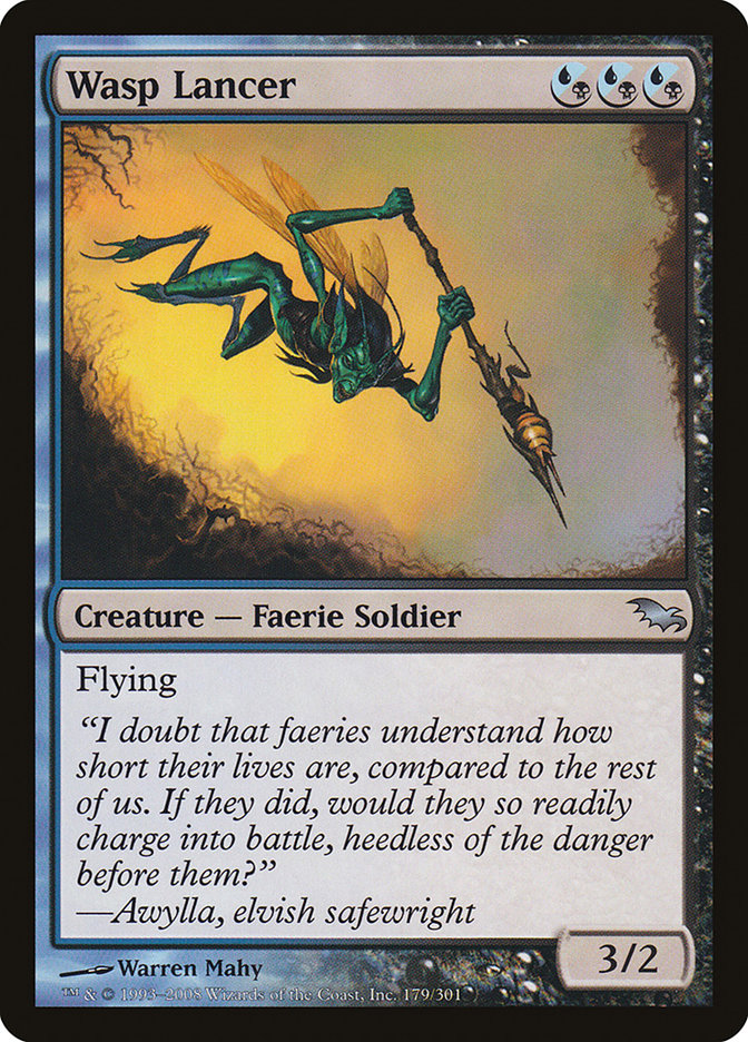 Wasp Lancer [Shadowmoor] MTG Single Magic: The Gathering | Red Claw Gaming