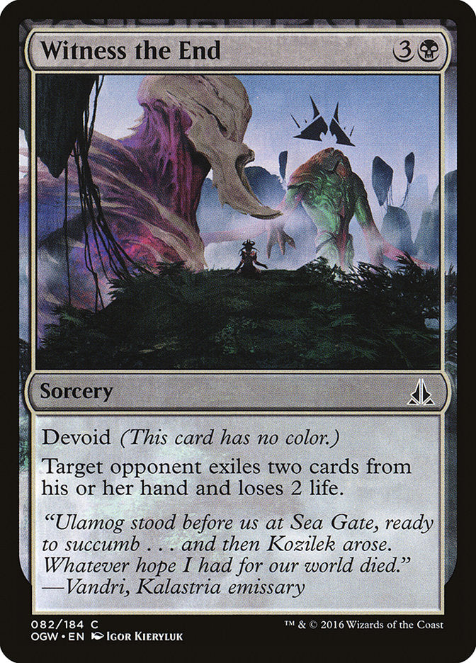 Witness the End [Oath of the Gatewatch] MTG Single Magic: The Gathering | Red Claw Gaming