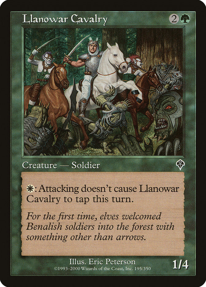 Llanowar Cavalry [Invasion] MTG Single Magic: The Gathering | Red Claw Gaming