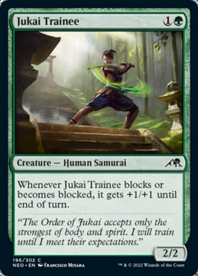 Jukai Trainee [Kamigawa: Neon Dynasty] MTG Single Magic: The Gathering    | Red Claw Gaming