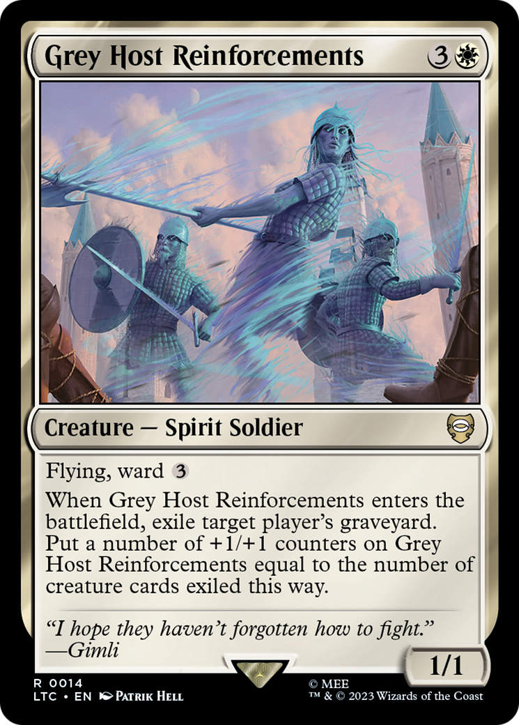 Grey Host Reinforcements [The Lord of the Rings: Tales of Middle-Earth Commander] MTG Single Magic: The Gathering | Red Claw Gaming