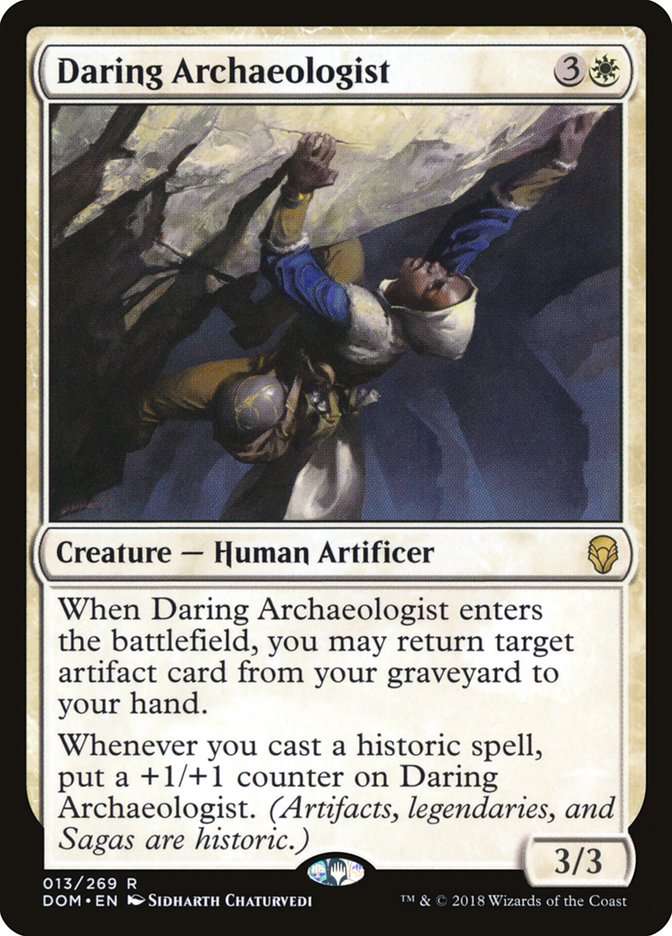 Daring Archaeologist [Dominaria] MTG Single Magic: The Gathering | Red Claw Gaming