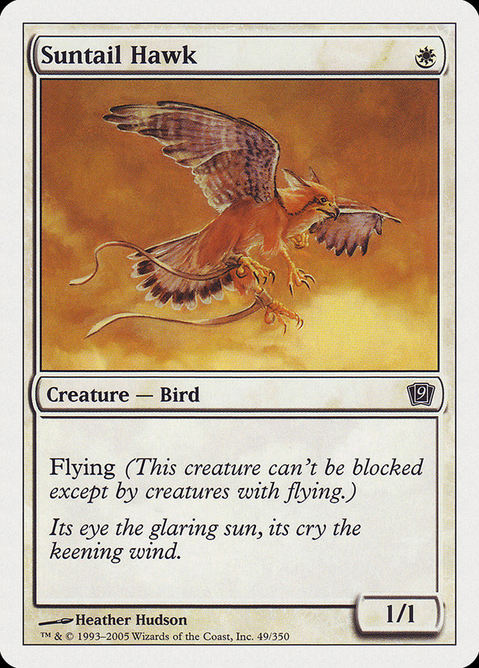 Suntail Hawk [Ninth Edition] MTG Single Magic: The Gathering | Red Claw Gaming