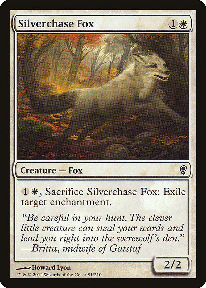 Silverchase Fox [Conspiracy] MTG Single Magic: The Gathering | Red Claw Gaming