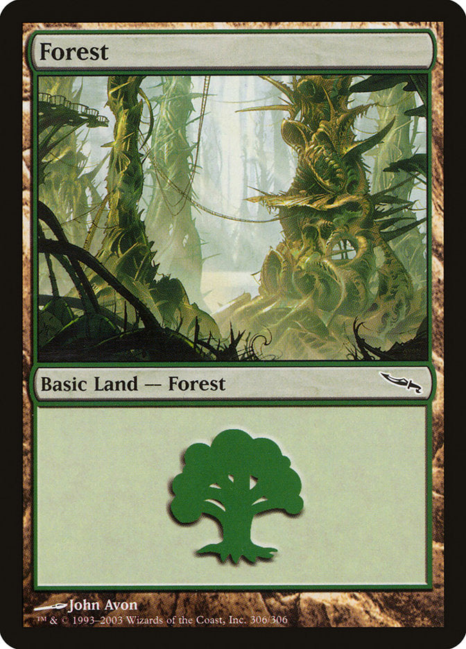 Forest (306) [Mirrodin] MTG Single Magic: The Gathering | Red Claw Gaming