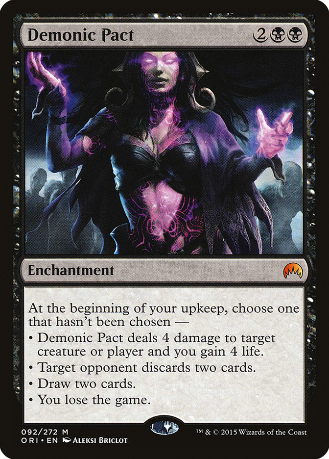 Demonic Pact [Magic Origins] MTG Single Magic: The Gathering | Red Claw Gaming