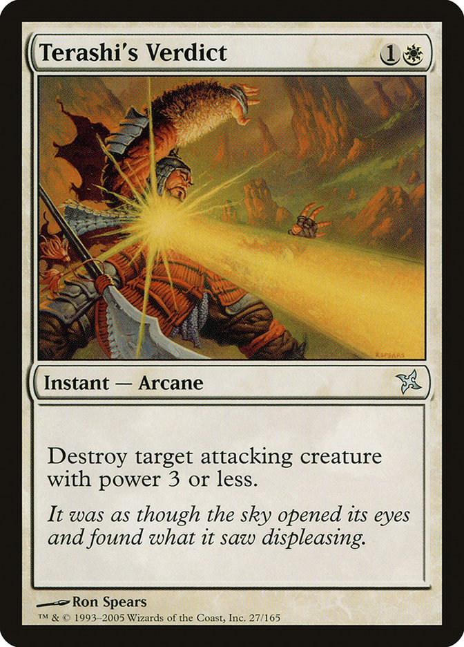 Terashi's Verdict [Betrayers of Kamigawa] MTG Single Magic: The Gathering | Red Claw Gaming