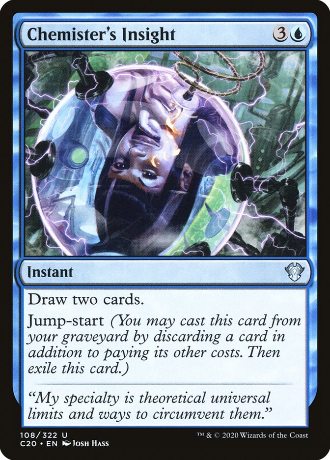 Chemister's Insight [Commander 2020] MTG Single Magic: The Gathering | Red Claw Gaming