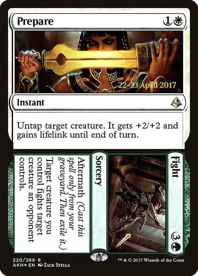 Prepare // Fight [Amonkhet Prerelease Promos] MTG Single Magic: The Gathering | Red Claw Gaming