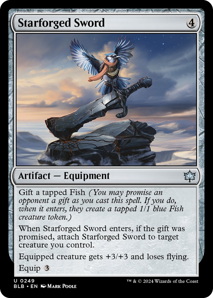 Starforged Sword [Bloomburrow] MTG Single Magic: The Gathering | Red Claw Gaming