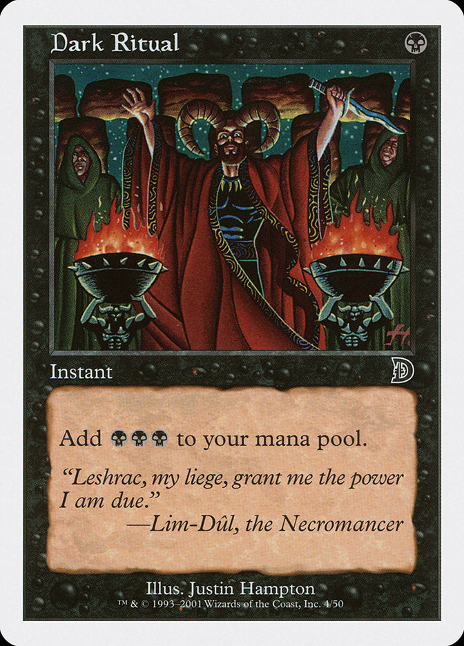 Dark Ritual [Deckmasters] MTG Single Magic: The Gathering | Red Claw Gaming