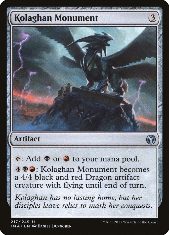 Kolaghan Monument [Iconic Masters] MTG Single Magic: The Gathering | Red Claw Gaming