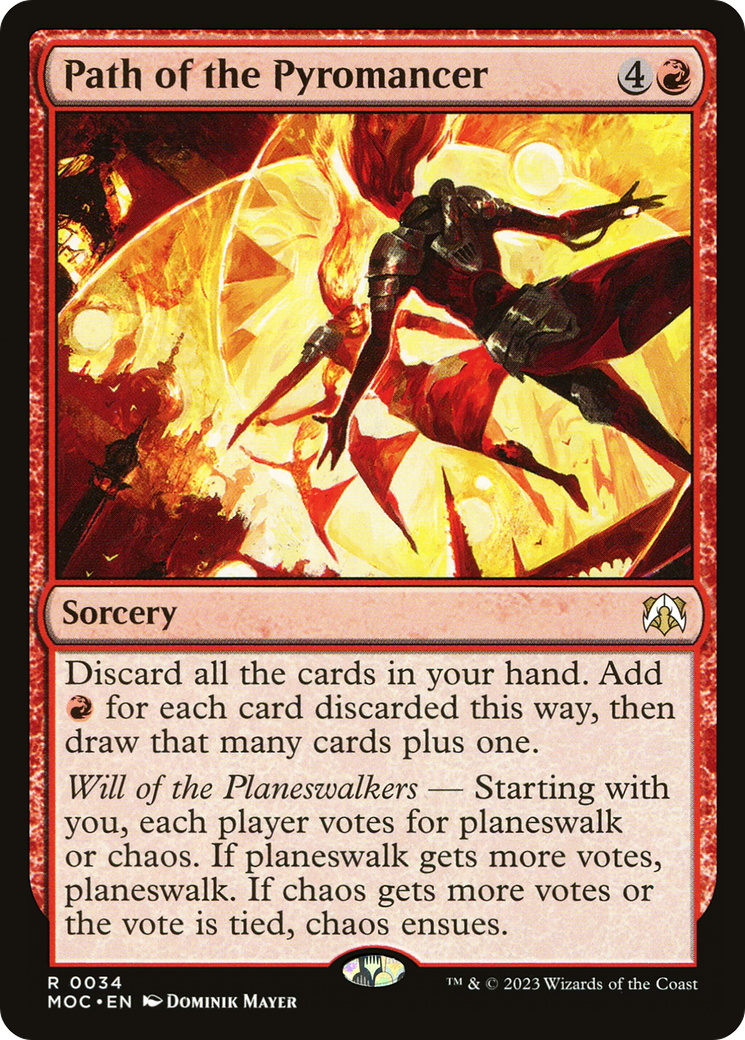 Path of the Pyromancer [March of the Machine Commander] MTG Single Magic: The Gathering | Red Claw Gaming