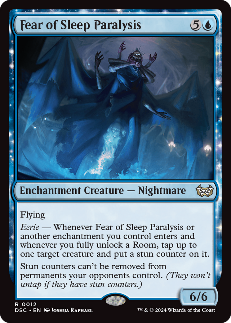 Fear of Sleep Paralysis [Duskmourn: House of Horror Commander] MTG Single Magic: The Gathering | Red Claw Gaming