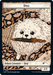 Dog // Cat Double-Sided Token [Secret Lair Commander Deck: Raining Cats and Dogs Tokens] MTG Single Magic: The Gathering | Red Claw Gaming