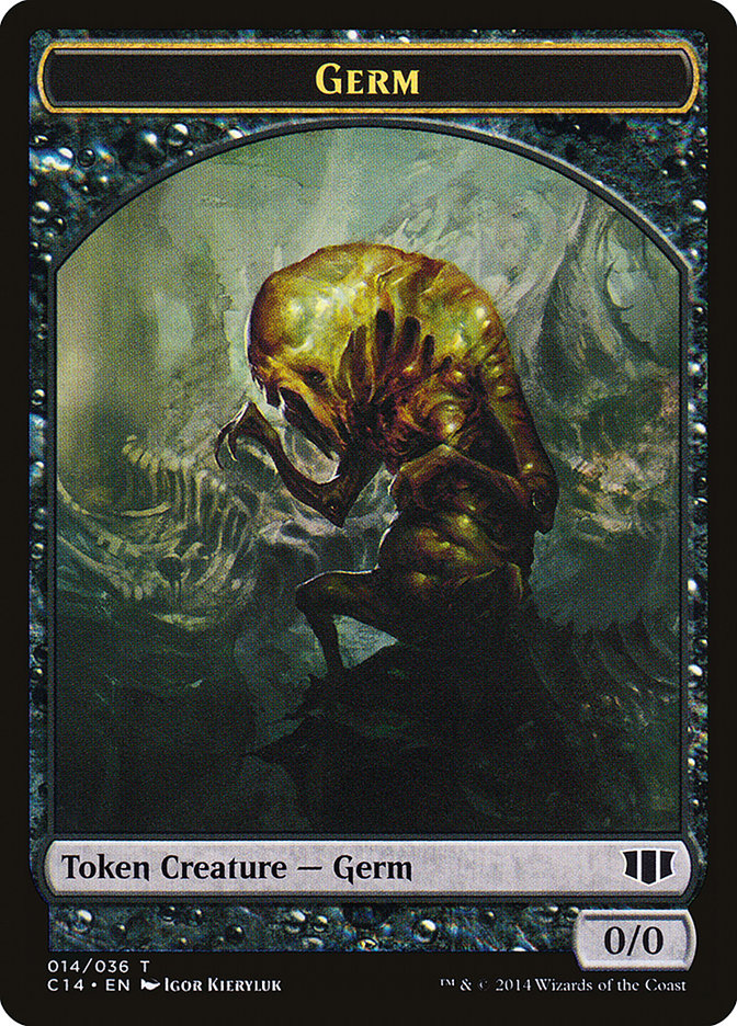 Germ // Zombie (016/036) Double-Sided Token [Commander 2014 Tokens] MTG Single Magic: The Gathering | Red Claw Gaming