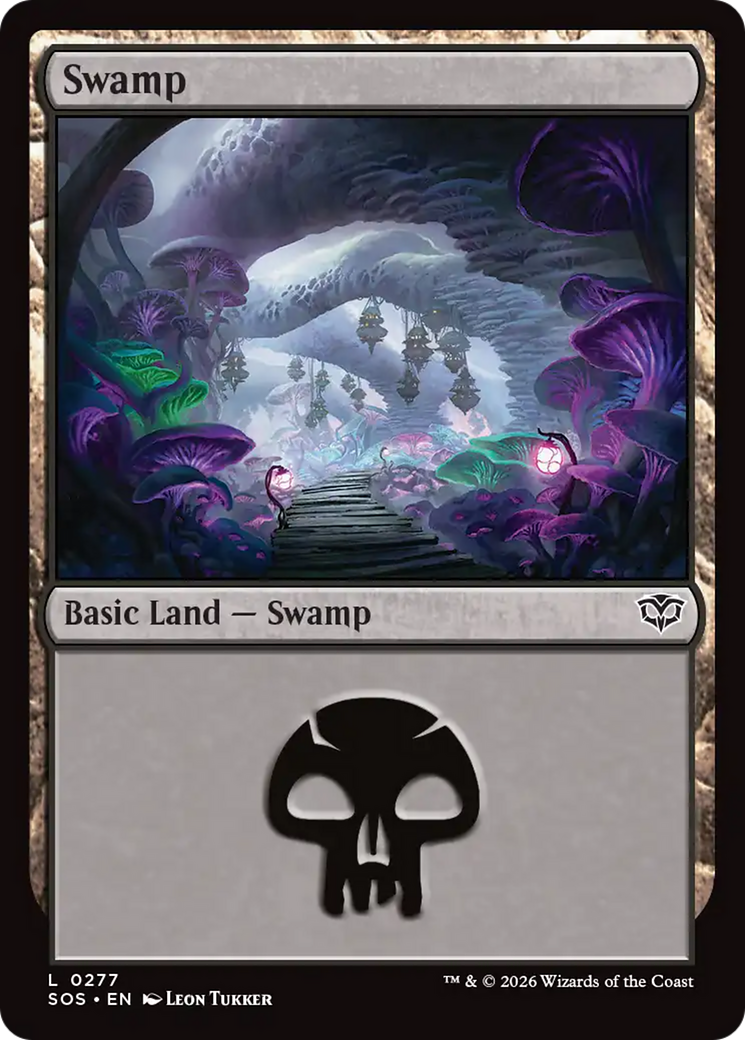 Swamp (0277) [Secrets of Strixhaven] MTG Single Magic: The Gathering | Red Claw Gaming