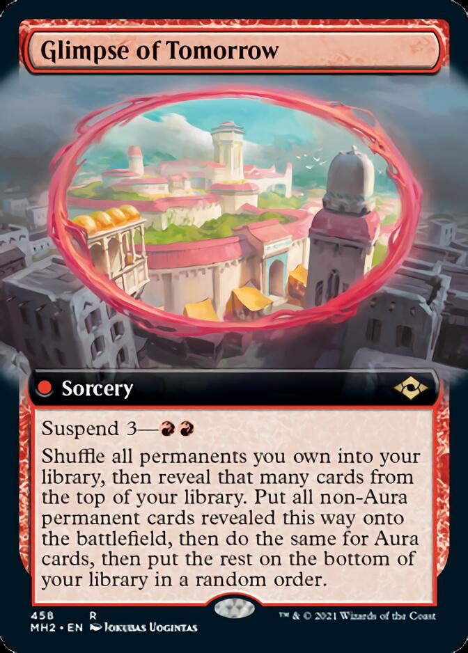 Glimpse of Tomorrow (Extended Art) [Modern Horizons 2] MTG Single Magic: The Gathering | Red Claw Gaming