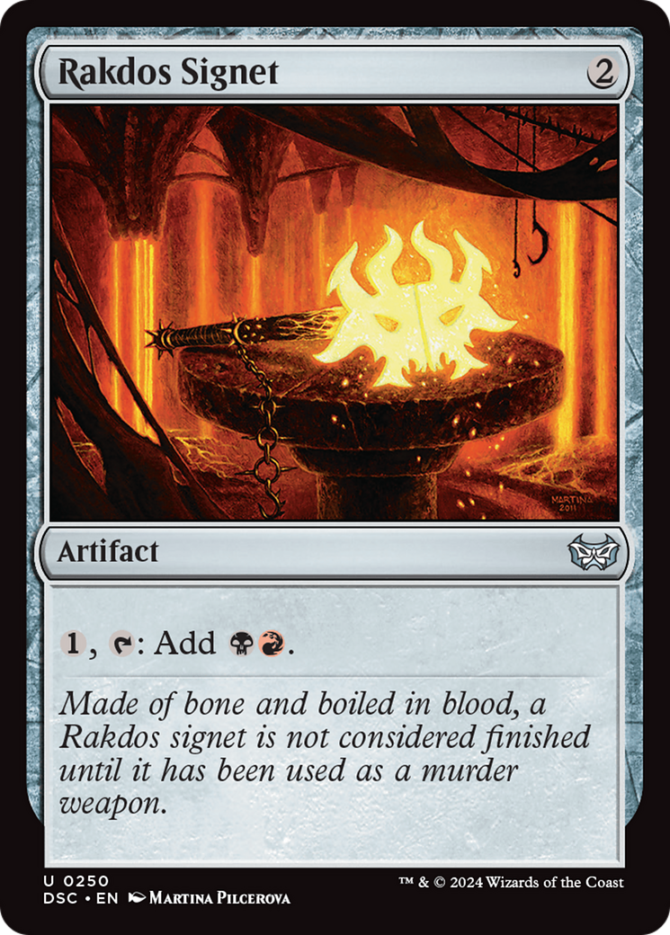 Rakdos Signet [Duskmourn: House of Horror Commander] MTG Single Magic: The Gathering | Red Claw Gaming