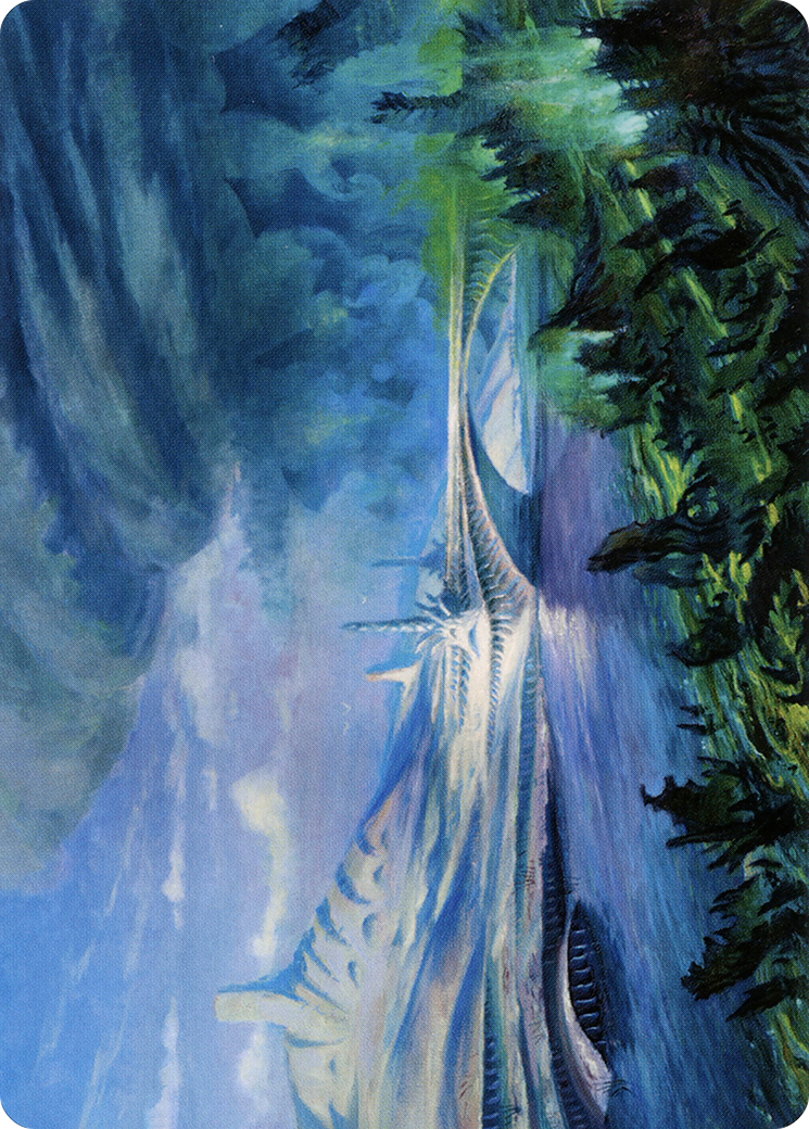 Goldmire Bridge Art Card [Modern Horizons 2 Art Series] MTG Single Magic: The Gathering    | Red Claw Gaming