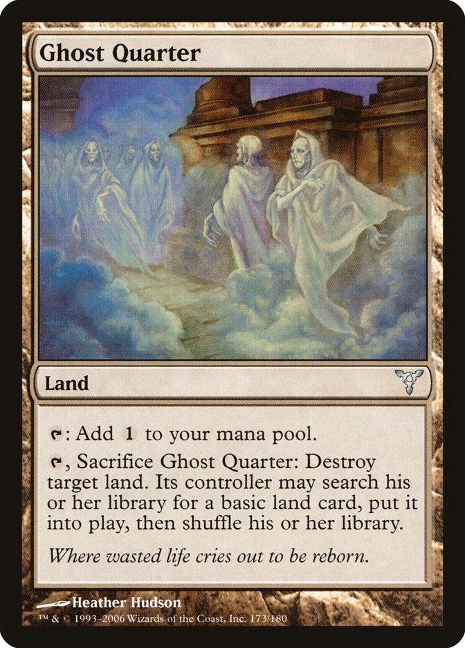 Ghost Quarter [Dissension] MTG Single Magic: The Gathering | Red Claw Gaming