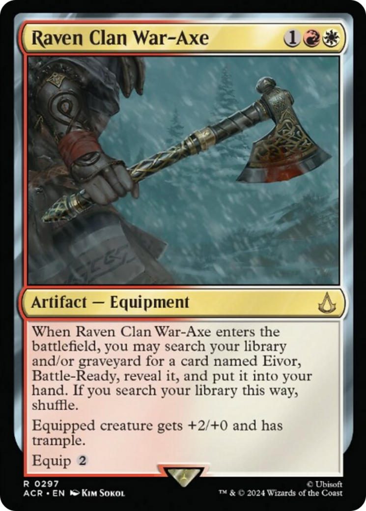 Raven Clan War-Axe [Assassin's Creed] MTG Single Magic: The Gathering | Red Claw Gaming