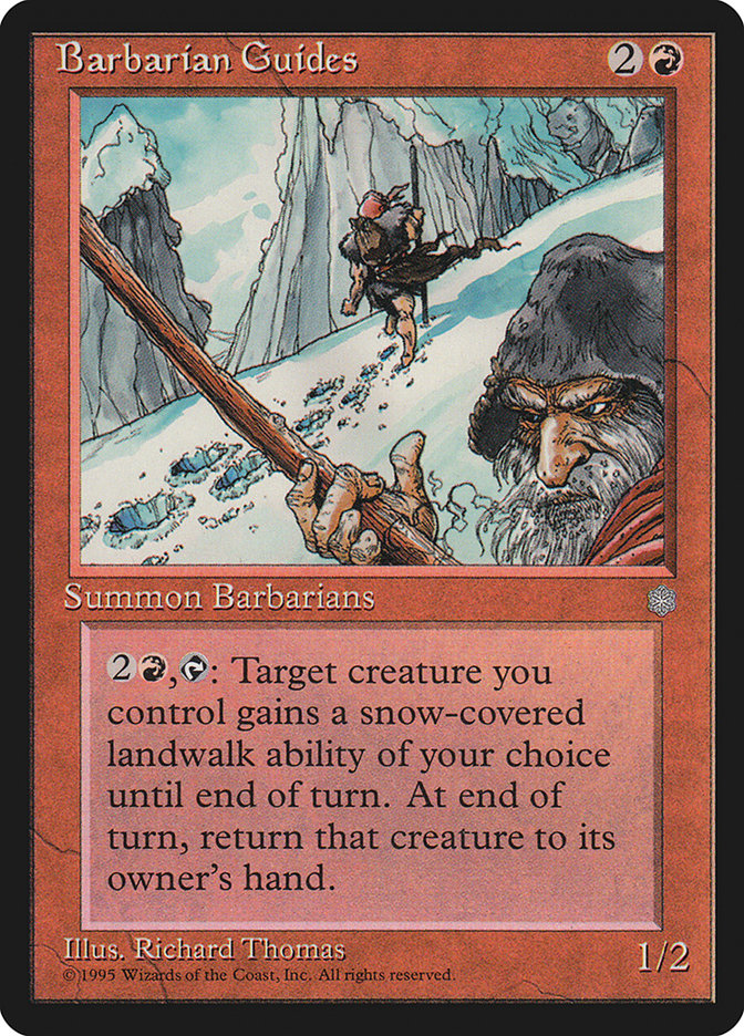 Barbarian Guides [Ice Age] MTG Single Magic: The Gathering | Red Claw Gaming