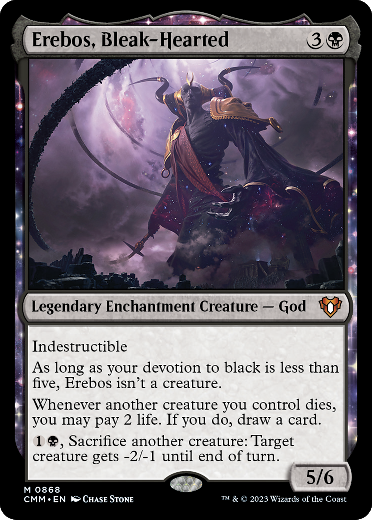 Erebos, Bleak-Hearted [Commander Masters] MTG Single Magic: The Gathering | Red Claw Gaming