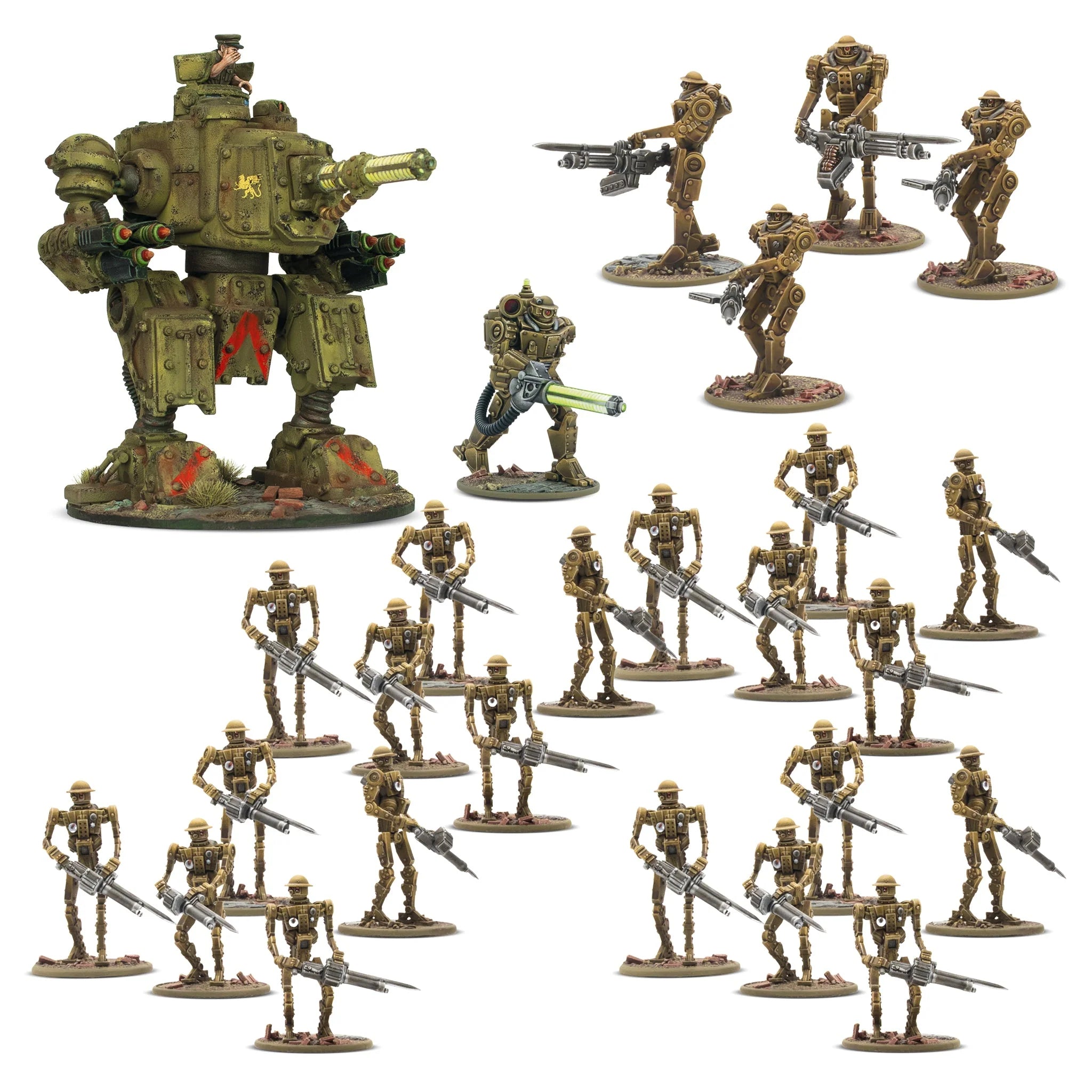 Konflikt 47: British Commonwealth Automated Battalion Polish Warlord Games | Red Claw Gaming
