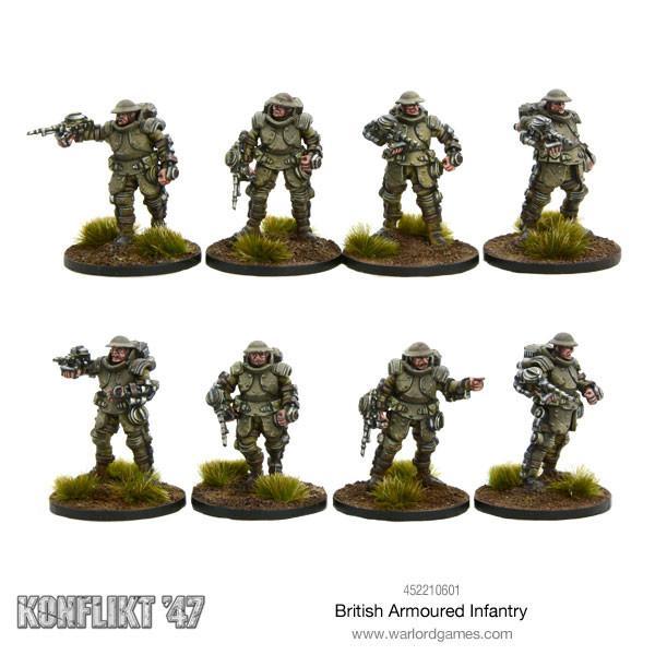 Konflikt 47: British Armoured Infantry Section Polish Warlord Games    | Red Claw Gaming