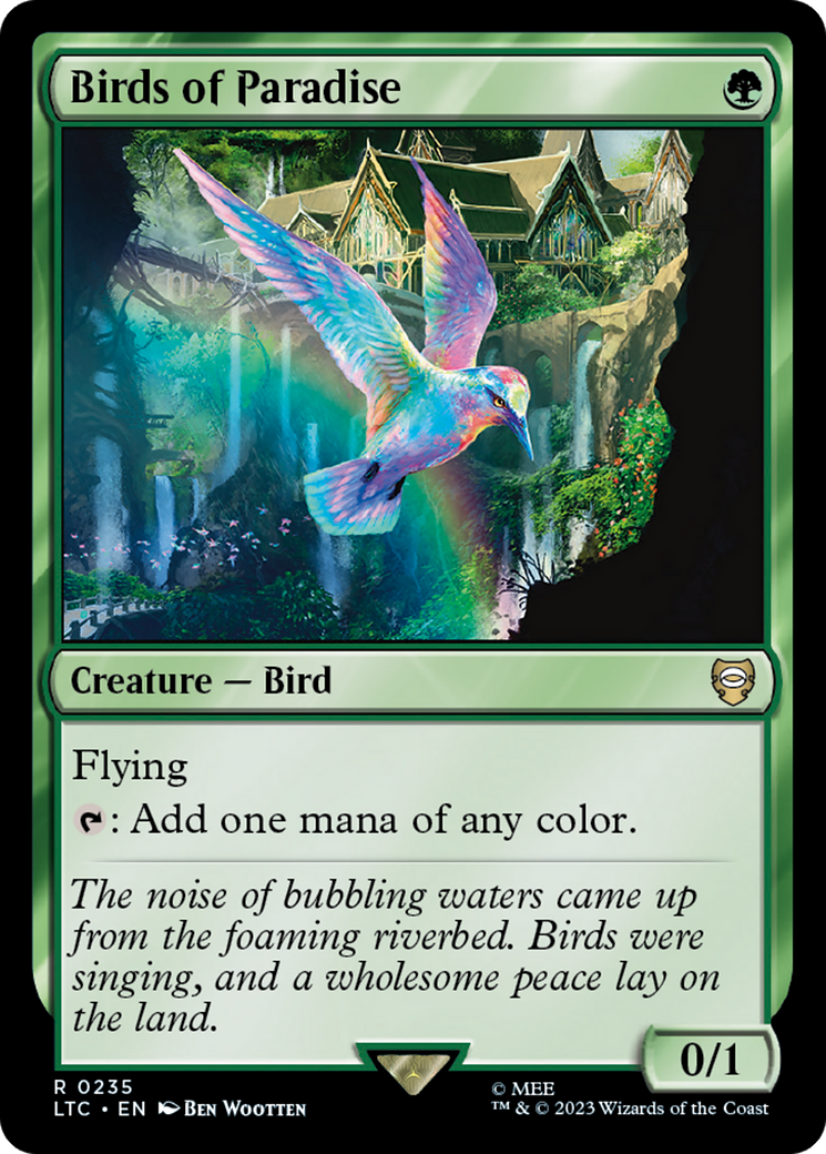 Birds of Paradise [The Lord of the Rings: Tales of Middle-Earth Commander] MTG Single Magic: The Gathering | Red Claw Gaming